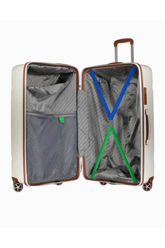 United Colors Of Benetton Trolley 50 Cm Beyaz Unisex Valiz - 4