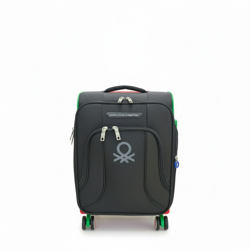 United Colors Of Benetton Trolley 50 Cm Siyah Unisex Valiz - 1