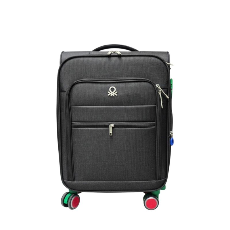 United Colors Of Benetton Trolley 50 Cm Siyah Unisex Valiz - United Colors Of Benetton