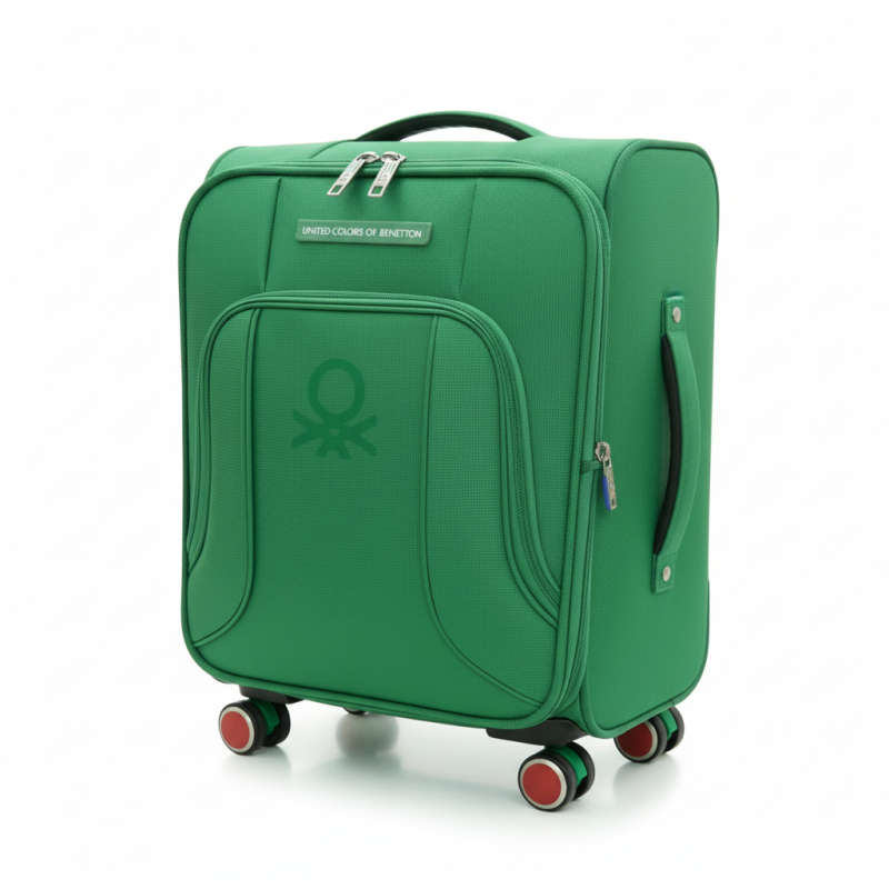 United Colors Of Benetton Trolley 50 Cm Yeşil Unisex Valiz - United Colors Of Benetton (1)