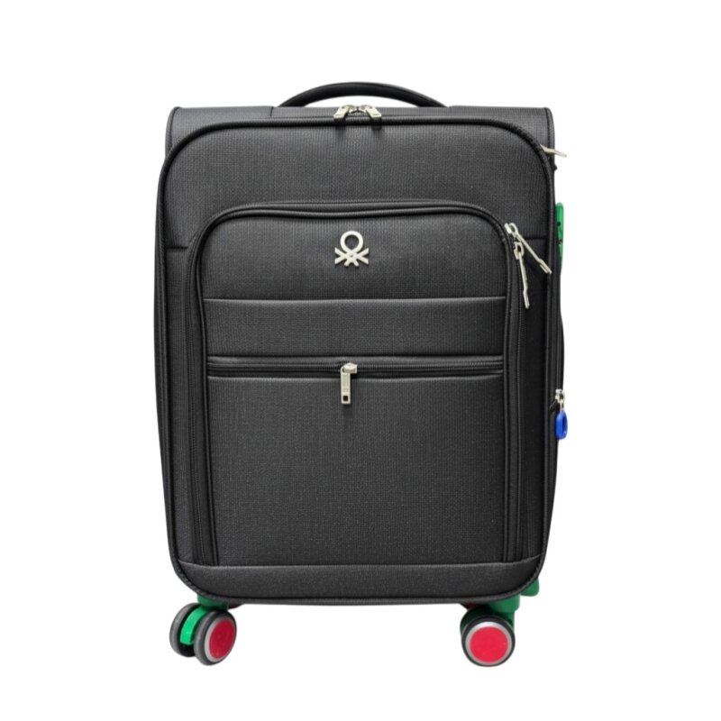 United Colors Of Benetton Trolley 60 Cm Siyah Unisex Valiz - United Colors Of Benetton