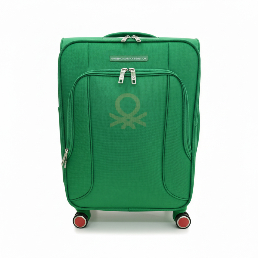United Colors Of Benetton Trolley 60 Cm Yeşil Unisex Valiz - 1
