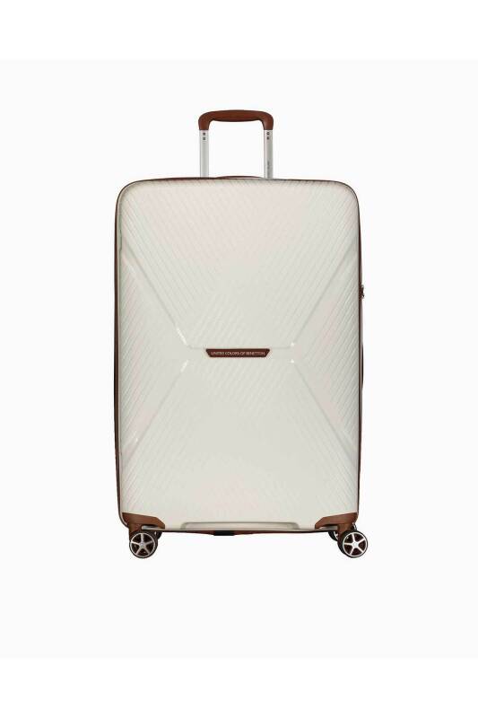 United Colors Of Benetton Trolley 70 Cm Beyaz Unisex Valiz - United Colors Of Benetton