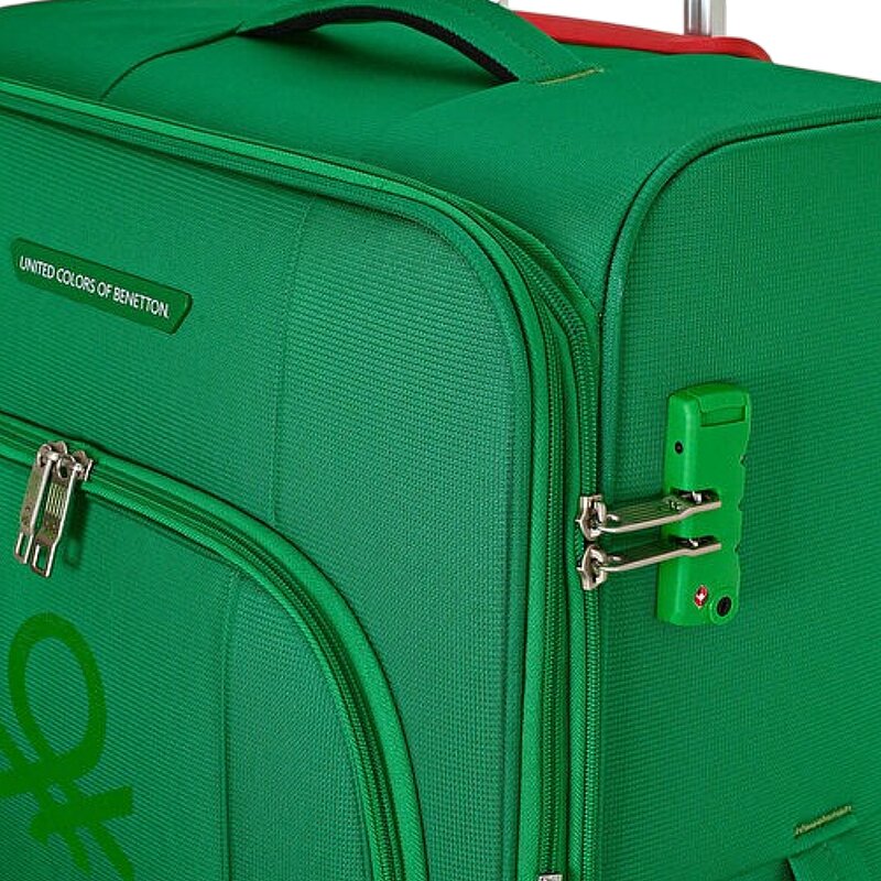 United Colors Of Benetton Trolley 70 Cm Yeşil Unisex Valiz - 5