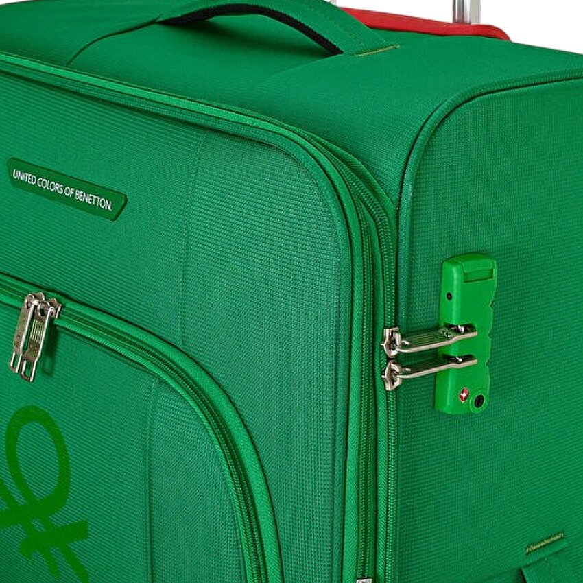 United Colors Of Benetton Trolley 70 Cm Yeşil Unisex Valiz - 5