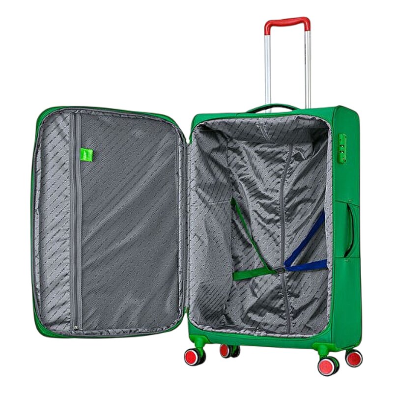 United Colors Of Benetton Trolley 70 Cm Yeşil Unisex Valiz - 4