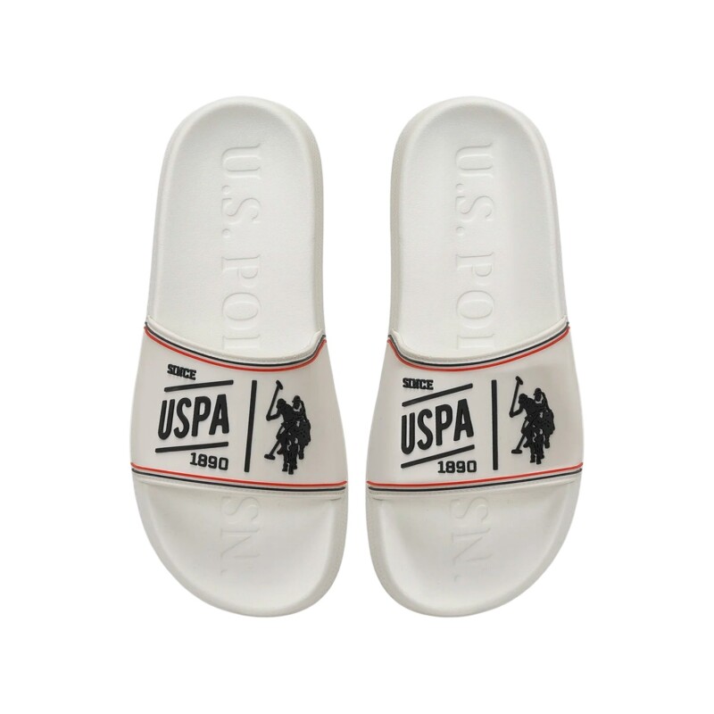 U.S. Polo Assn. 6M Roland 6FX Beyaz Erkek Terlik - 4