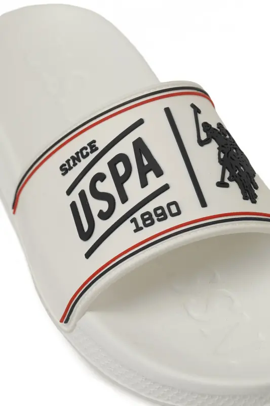 U.S. Polo Assn. 6M Roland 6FX Beyaz Erkek Terlik - 7