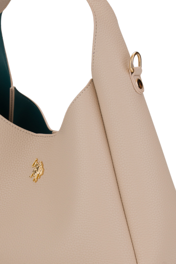 U.S. Polo Assn. Uspa Bej Kadın Omuz Çantası - 5