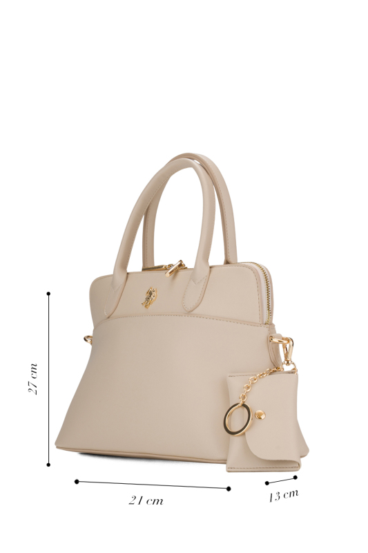 U.S. Polo Assn. Uspa Bej Kadın Omuz Çantası - 4