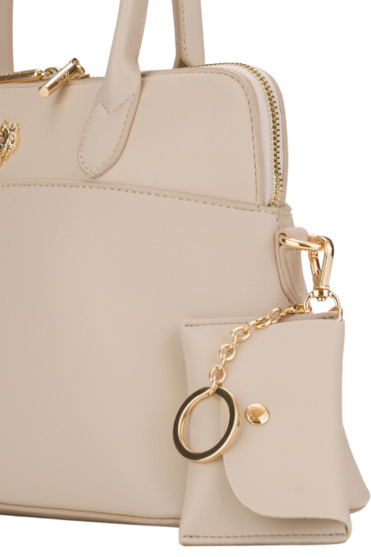 U.S. Polo Assn. Uspa Bej Kadın Omuz Çantası - 6