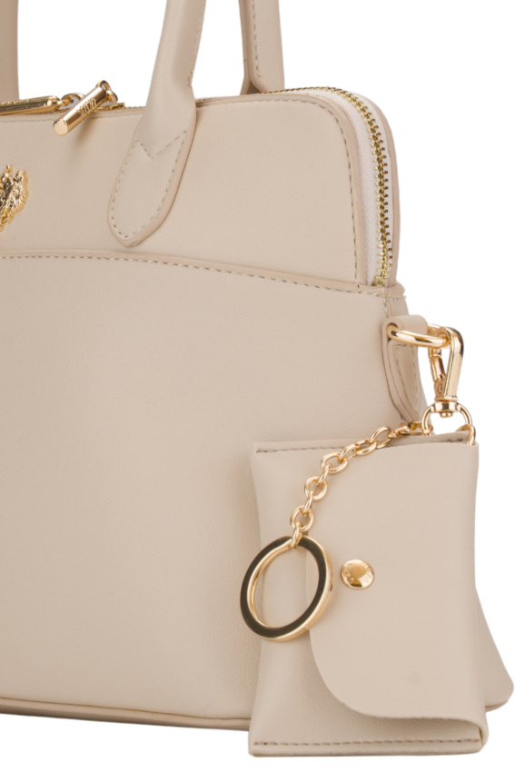 U.S. Polo Assn. Uspa Bej Kadın Omuz Çantası - 6