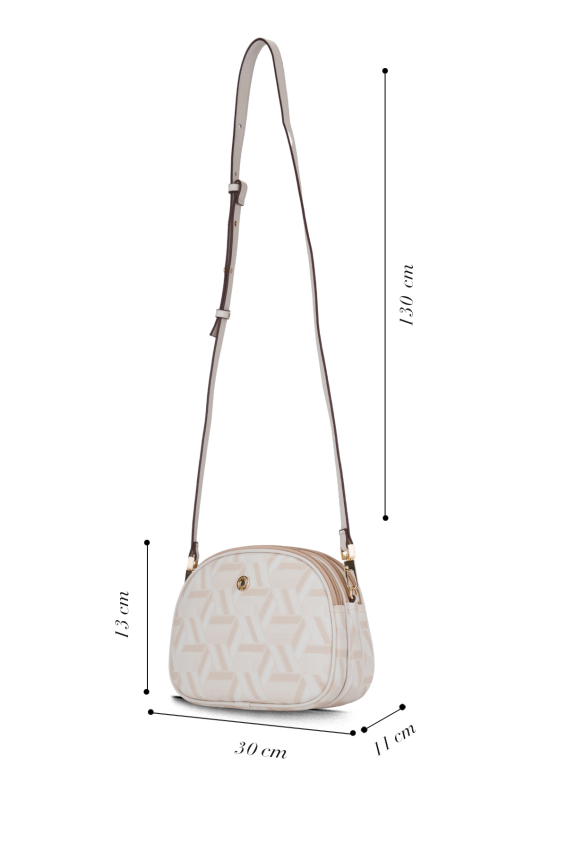 U.S. Polo Assn. Uspa Bej Kadın Omuz Çantası - 4