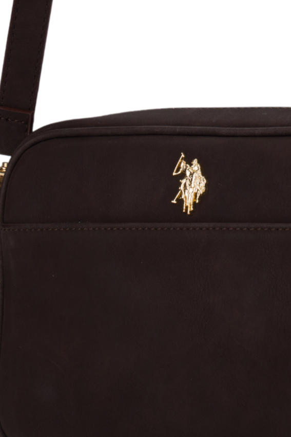 U.S. Polo Assn. Uspa Kahverengi Kadın Omuz Çantası - 5