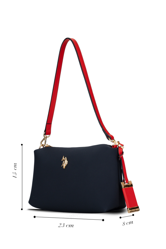 U.S. Polo Assn. Uspa Lacivert Kadın Omuz Çantası - 4