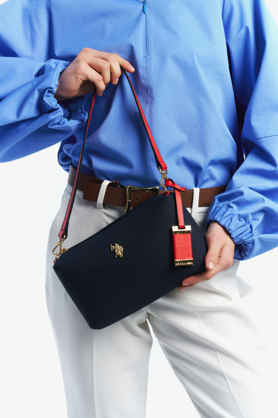 U.S. Polo Assn. Uspa Lacivert Kadın Omuz Çantası - 8