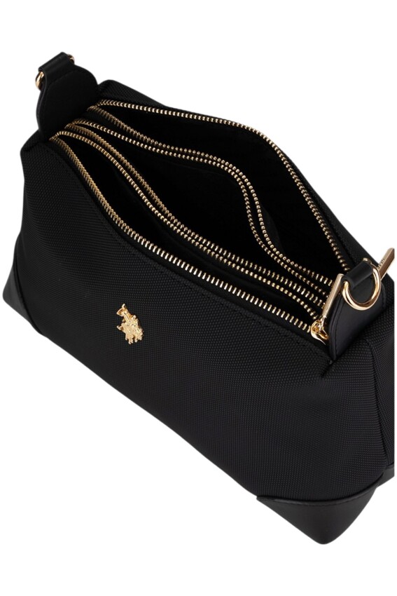 U.S. Polo Assn. Uspa Siyah Kadın Omuz Çantası - 5