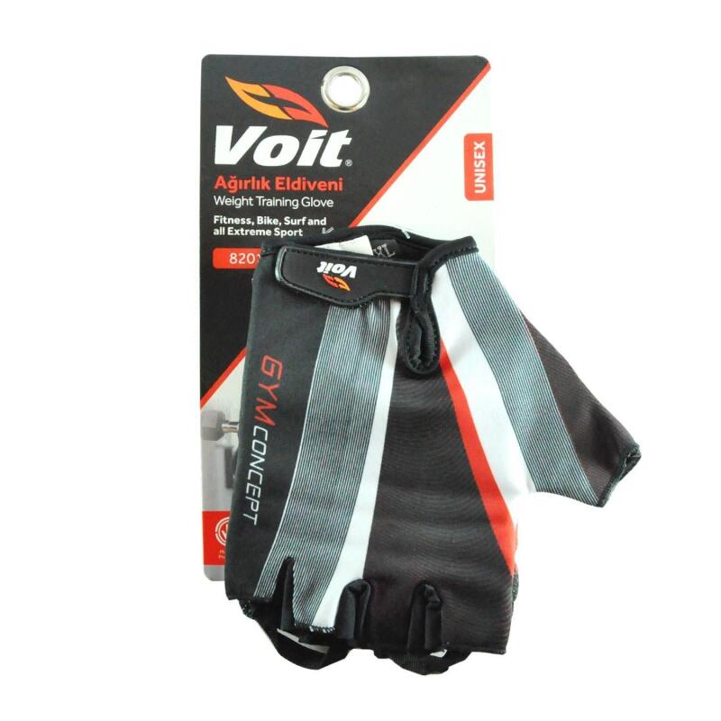 Voit Kırmızı-Gri Unisex Antrenman Eldiveni - Voit
