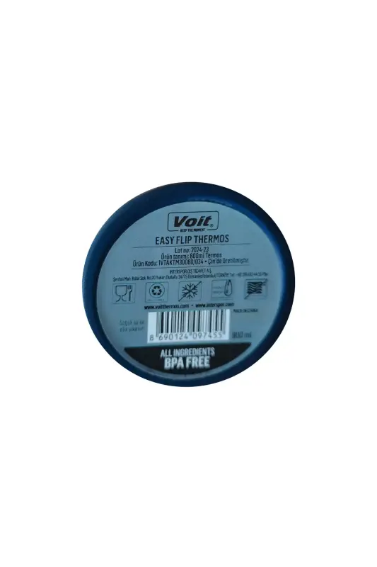 Voit Easy Flip Thermos 800 ML Unisex Suluk & Matara - 6