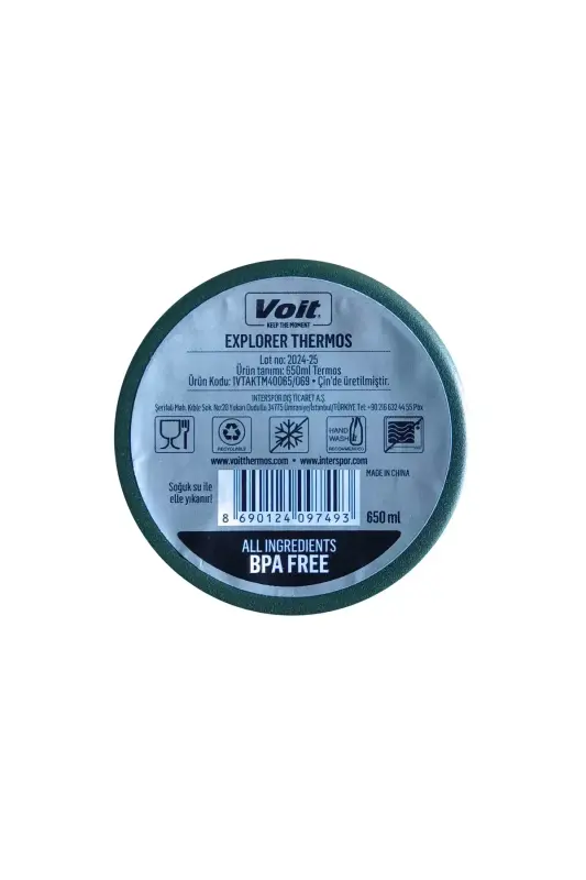 Voit Explorer Thermos 650 ML Unisex Suluk & Matara - 5