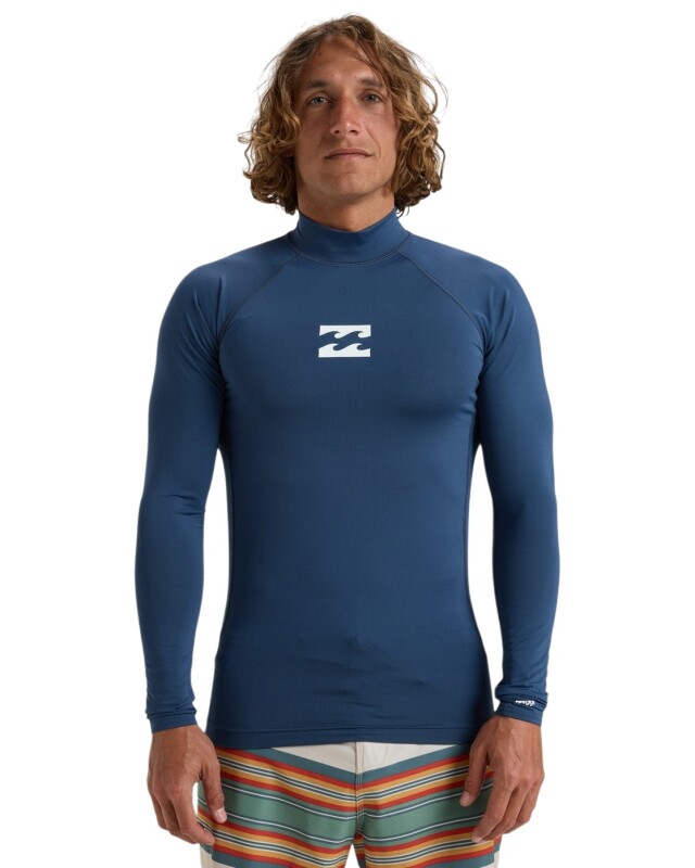 Billabong Waves All Day LS Lacivert Erkek Tshirt - Billabong