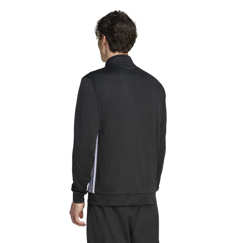 Adidas Workout Essentials All-Set 3-Stripes Örgü Siyah Erkek Eşofman Takımı - Adidas (1)