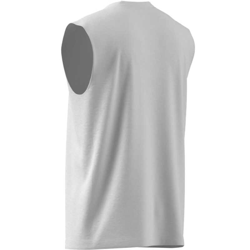 Adidas Workout Essentials Feelready Kolsuz Beyaz Erkek Atlet - 6
