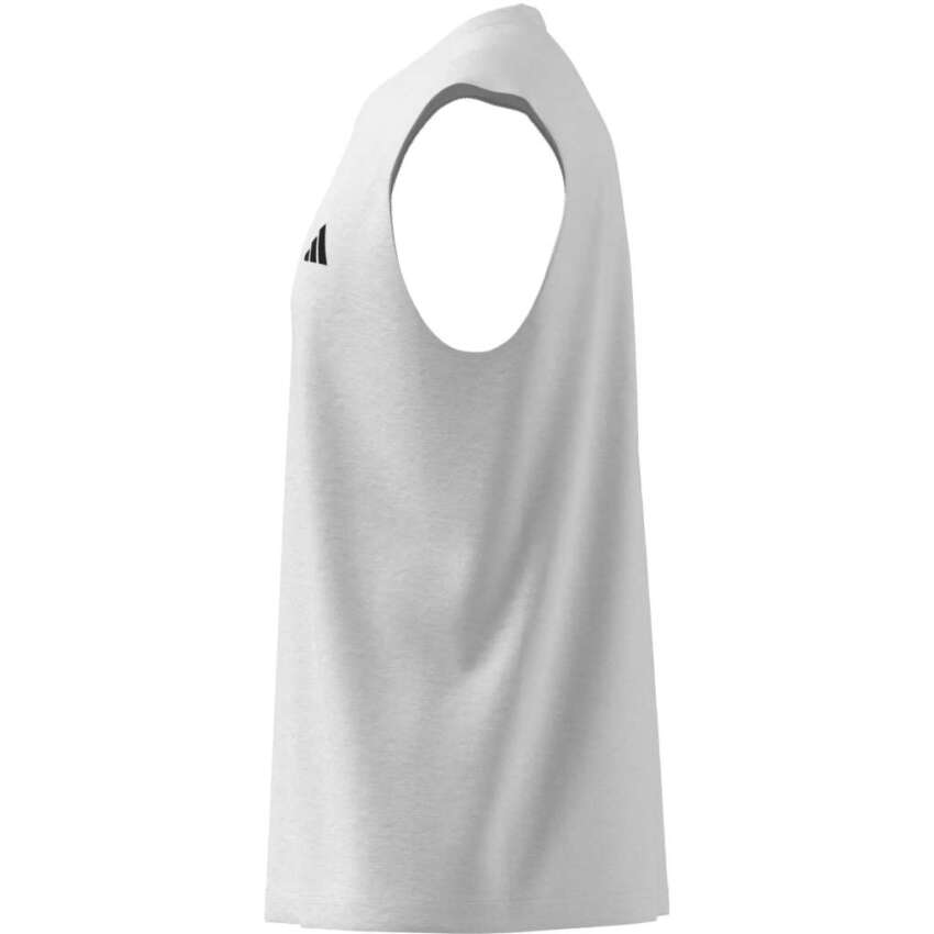 Adidas Workout Essentials Feelready Kolsuz Beyaz Erkek Atlet - 7