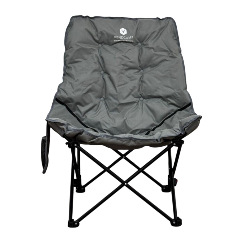 Windcamp Katlanır (Bel Korunaklı) Gri Unisex Kamp Sandalyesi - 1
