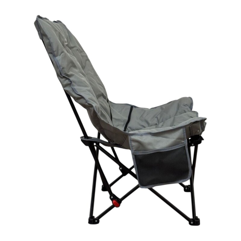 Windcamp Katlanır (Bel Korunaklı) Gri Unisex Kamp Sandalyesi - Windcamp (1)