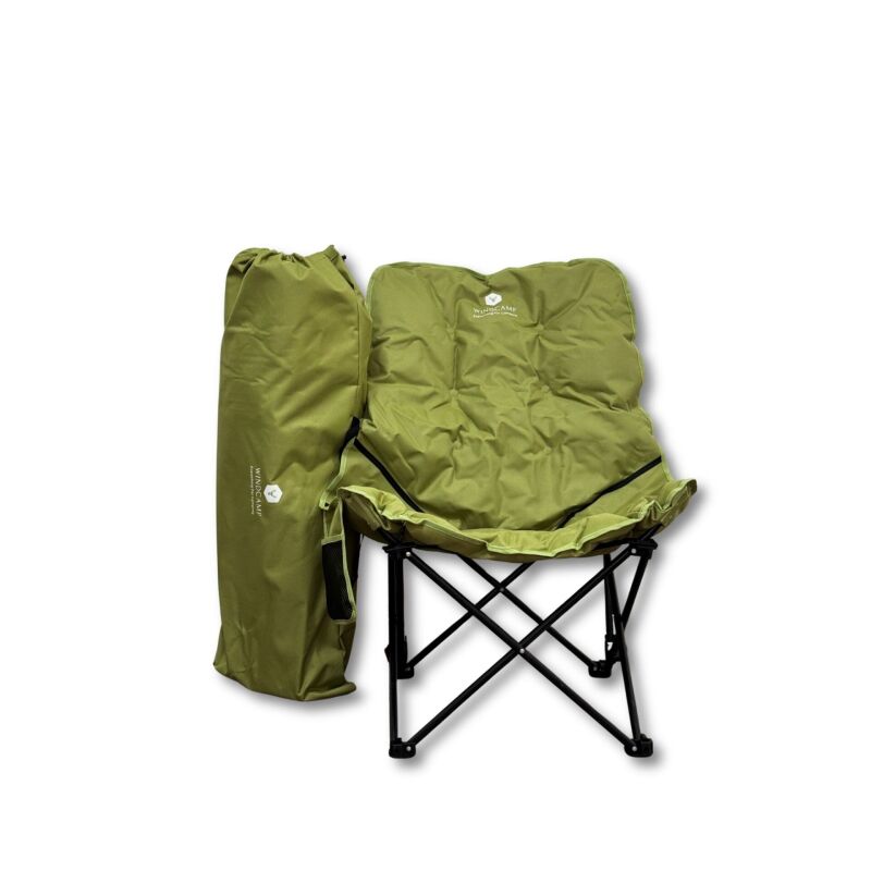 Windcamp Katlanır (Bel Korunaklı) Yeşil Unisex Kamp Sandalyesi - 6