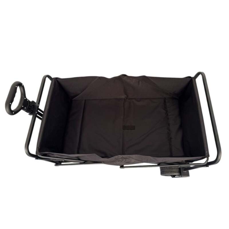 Windcamp Katlanır Kamp Arabası Frenli - XXL Siyah Unisex Kamp Arabası - 3