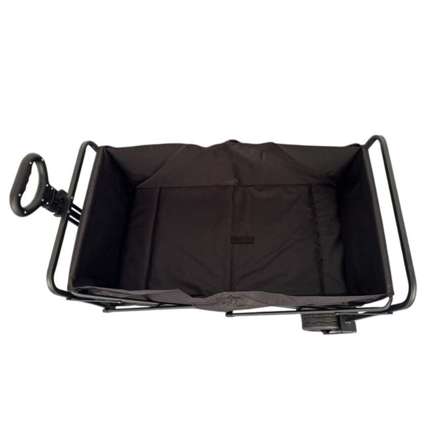 Windcamp Katlanır Kamp Arabası Frenli - XXL Siyah Unisex Kamp Arabası - 3