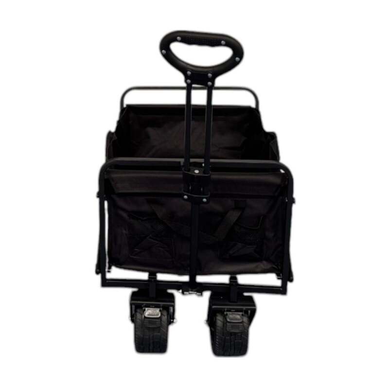 Windcamp Katlanır Kamp Arabası Frenli - XXL Siyah Unisex Kamp Arabası - 4