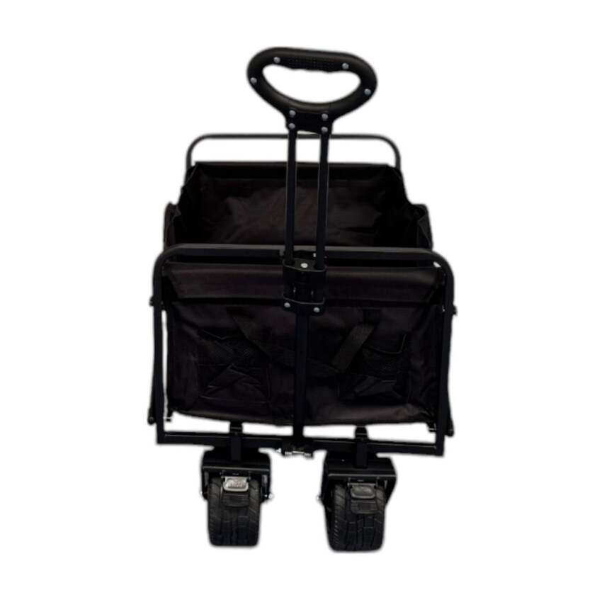 Windcamp Katlanır Kamp Arabası Frenli - XXL Siyah Unisex Kamp Arabası - 4