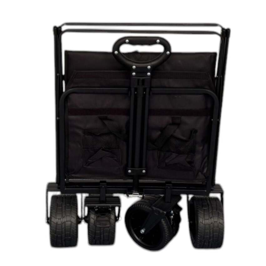Windcamp Katlanır Kamp Arabası Frenli - XXL Siyah Unisex Kamp Arabası - 5