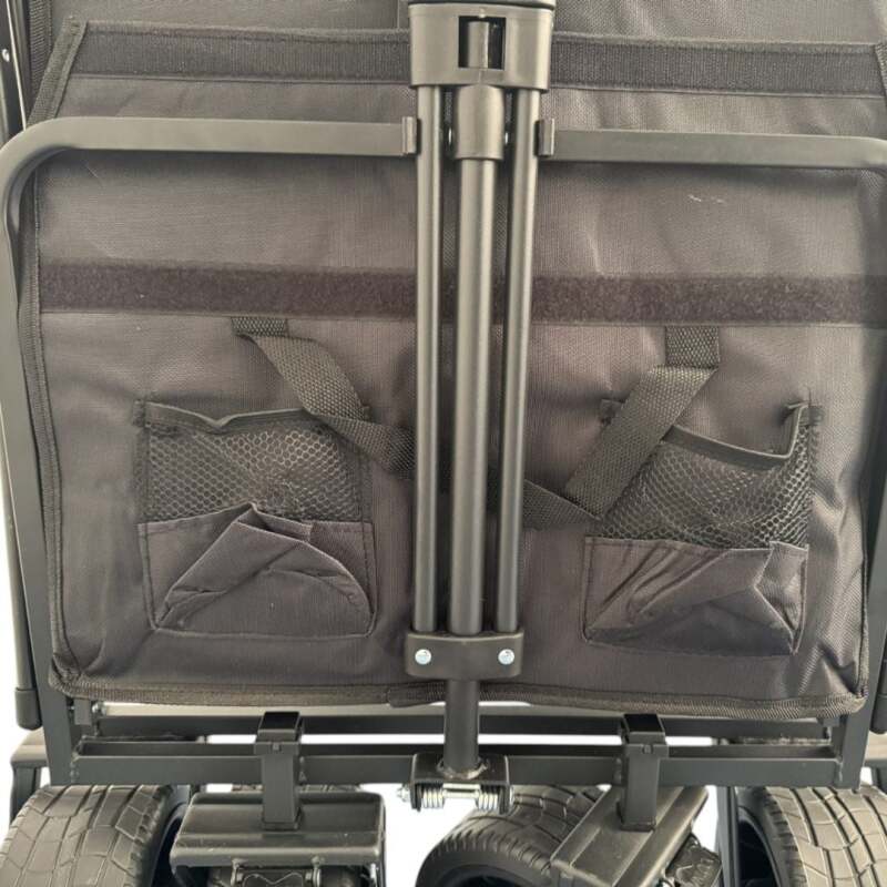 Windcamp Katlanır Kamp Arabası Frenli - XXL Siyah Unisex Kamp Arabası - 6