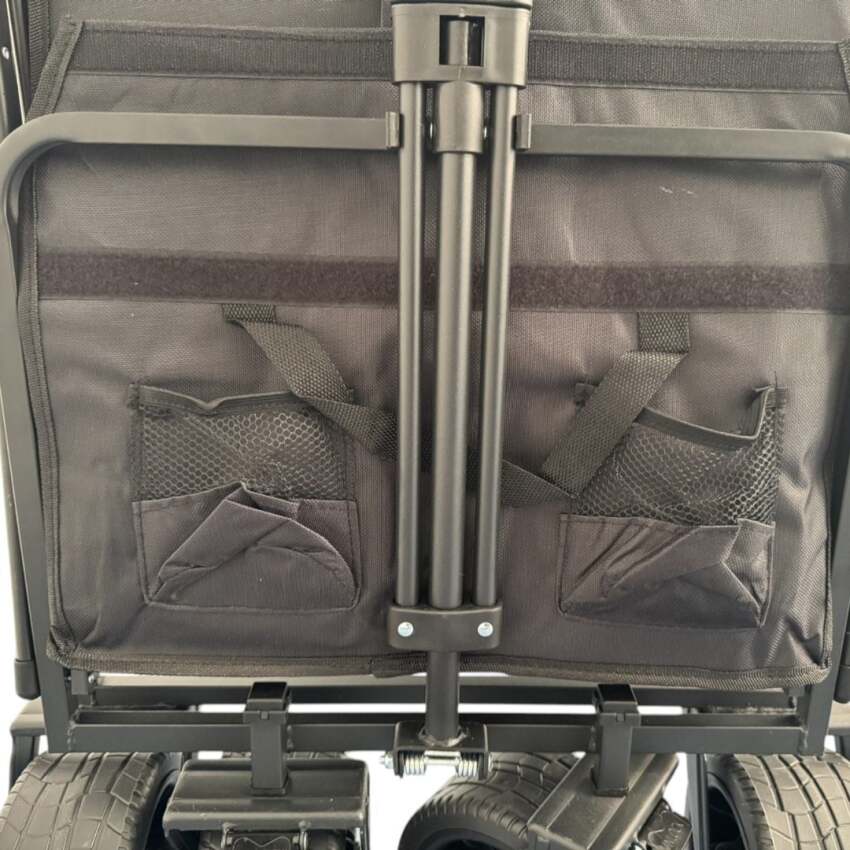 Windcamp Katlanır Kamp Arabası Frenli - XXL Siyah Unisex Kamp Arabası - 6