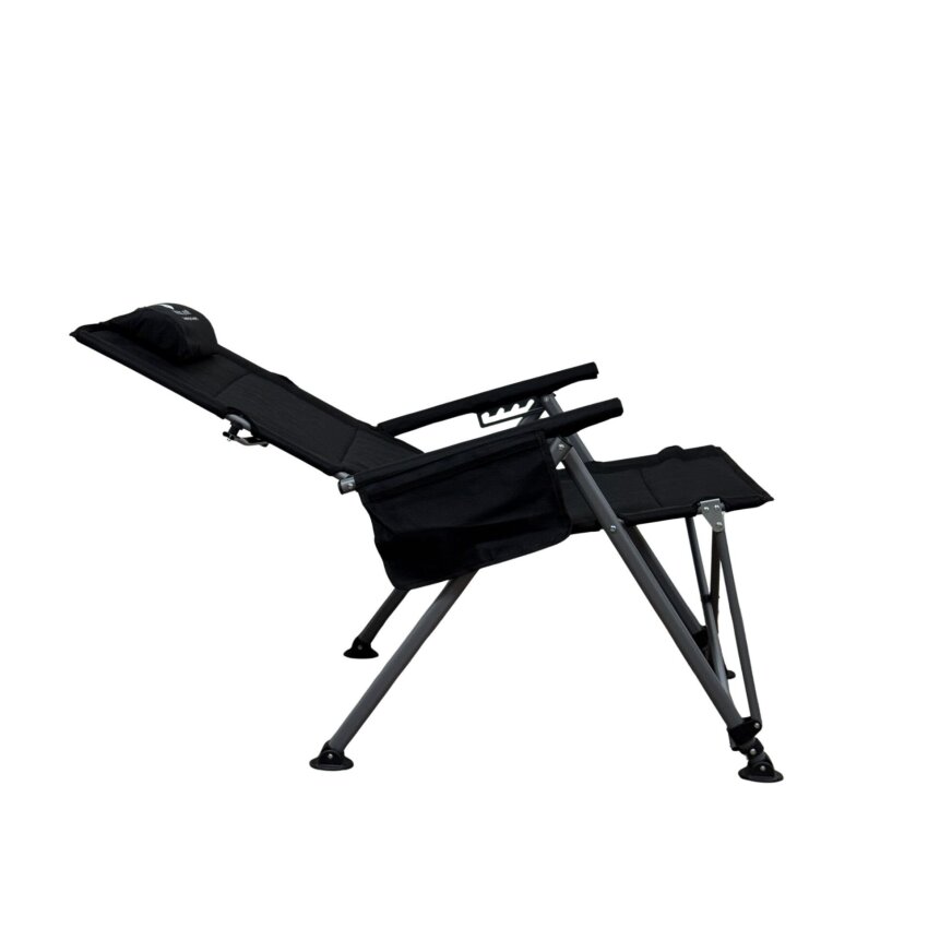 Windcamp Katlanır Premium Sırt Ayarlanabilir Siyah Unisex Kamp Sandalyesi - 4