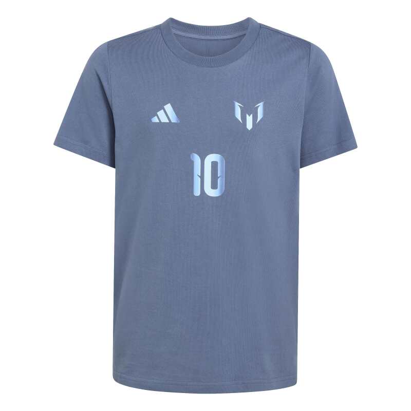 Adidas Messi Name&Number Graphic Mavi Çocuk Tshirt - 6